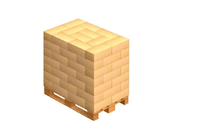 Staggered Pallet-Stacking Technique